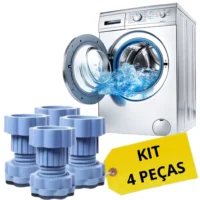 Pé Para Máquina de Lavar Pes Pes Reguláveis - Estabilidade e Silêncio