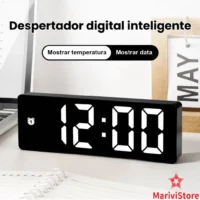 Relógio Digital de Mesa com Temperatura e Data – Organização e Funcionalidade