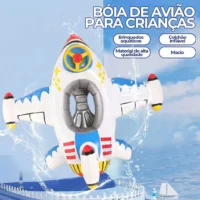 Boia Avião Inflável para Crianças | Diversão Segura e Estável