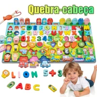 Brinquedo de Pesca Magnética com Letras e Números | Diversão Educativa