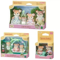 Sylvanian Families Sika Cervos Família com Balanço | Brinquedo de Qualidade