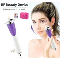 Massajador Facial com Radiofrequência - Rejuvenescimento Fácil