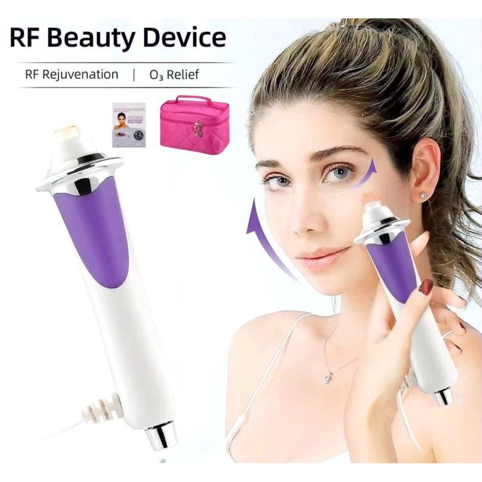 Massajador Facial com Radiofrequência - Rejuvenescimento Fácil
